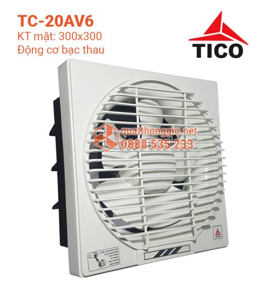 Quạt thông gió gắn tường TICO TC-20AV6 (1 chiều)