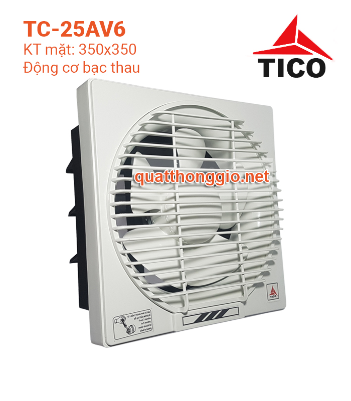Quạt điện, quạt thông gió hút mùi. Quạt thông gió gắn tường TICO TC-25AV6 300x300