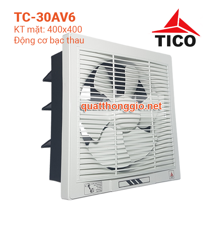 Quạt điện, quạt thông gió hút mùi. Quạt thông gió gắn tường TICO TC-30AV6 (1 chiều)